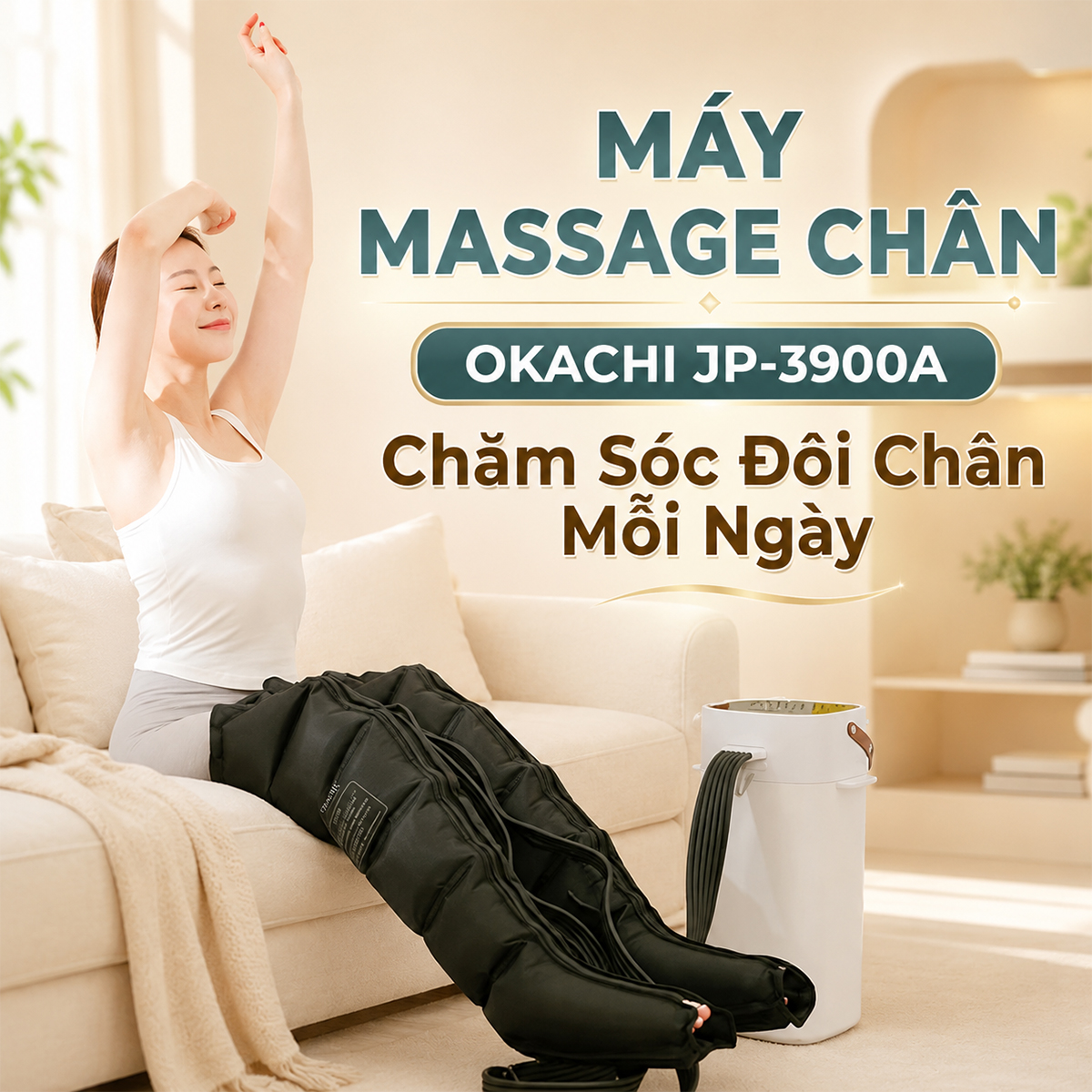 Máy massage chân OKACHI JP-3900A